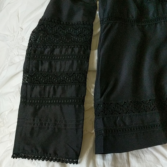 Derek Lam 10 Crosby Black 100% Silk Blouse - Picture 5 of 6